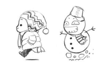 图谋不轨的雪人