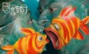 男女浪漫图片：有爱的接吻鱼