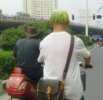 爆笑囧图：西瓜太郎君，你的安全帽不安全啦
