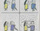 搞笑四格漫画：吵不散，骂不走，才是爱情