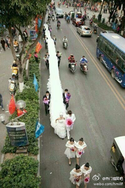 结婚的盛况。。