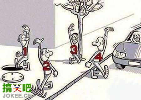搞笑漫画：倒霉蛋们下一秒谁会更痛苦