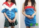 恶搞图片：一秒钟校服变时尚